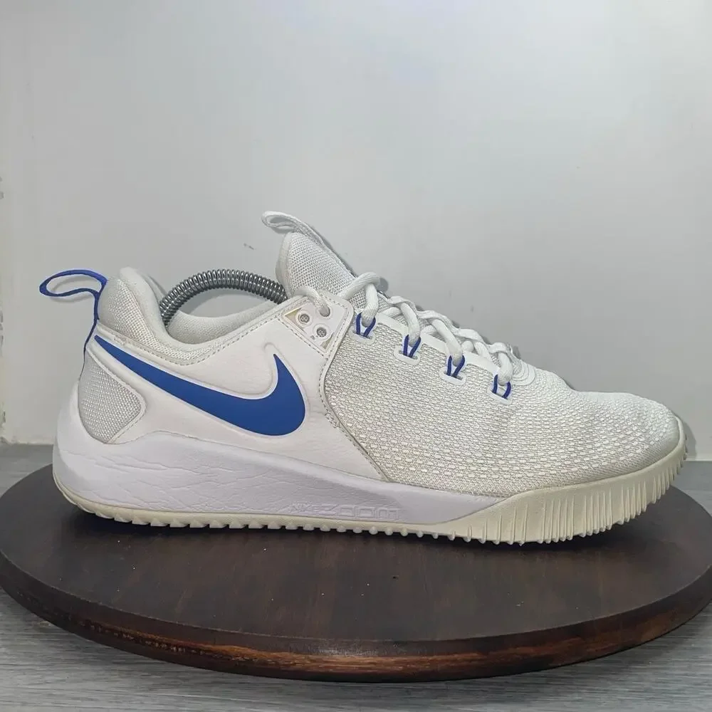 Nike Air Zoom Hyperace 2 Womens Size 11 White Running Volleyball Shoes Sneakers